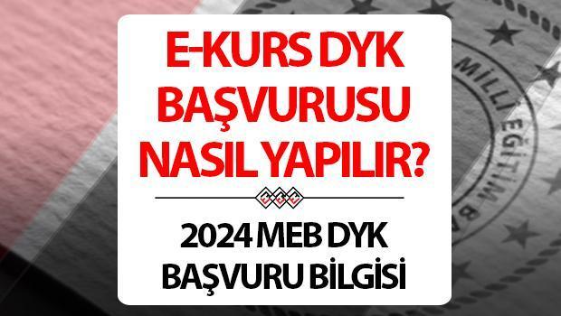 E-Kurs DYK Başvuruları Başlıyor!