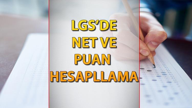 LGS Puan ve Net Hesaplaması 2024