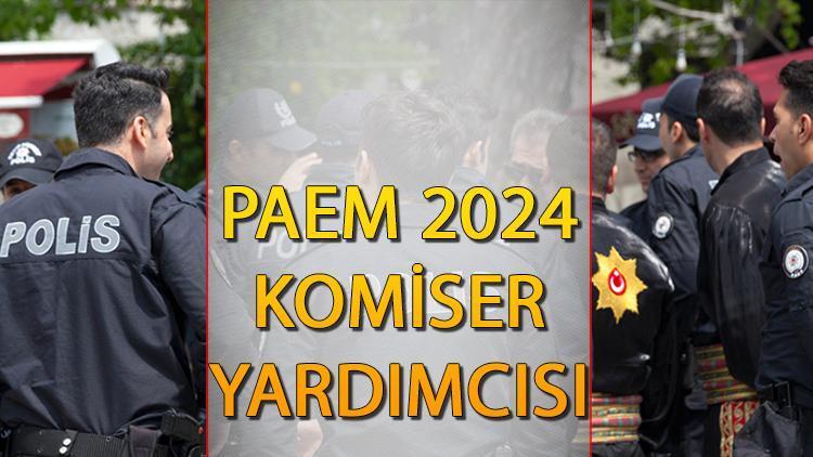 2024 Yılı Komiser Alımı Başvuru Bilgileri