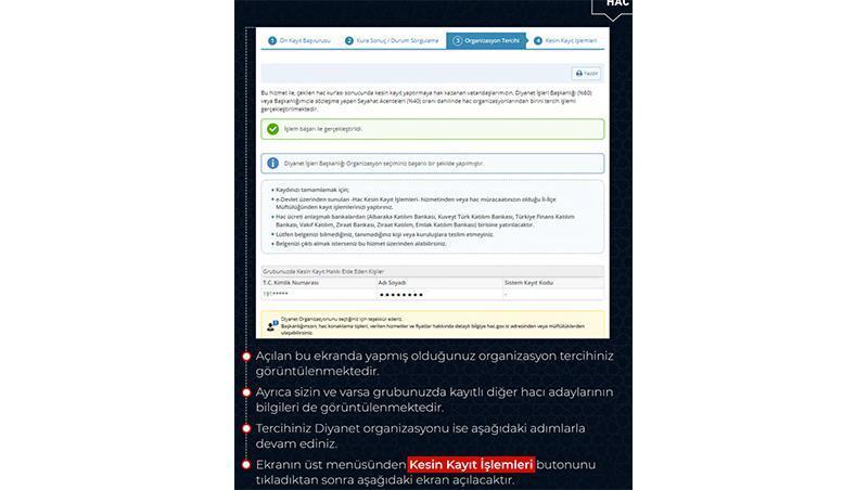 2025 Hac Kayıtları ve Ücretleri Hakkında Bilgiler
