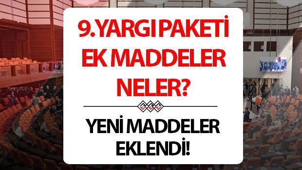9. Yargı Paketi Gündemde
