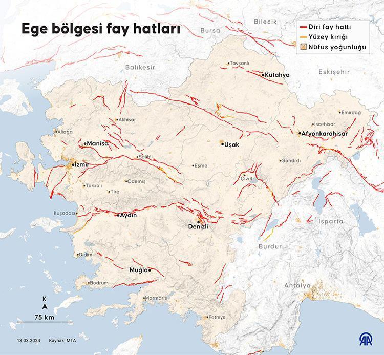 Ege Denizi'nde Depremler ve Fay Hattı Haritası: Riskli Bölgeler ve Tsunami Olasılığı