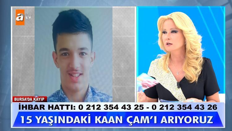Müge Anlı ile Tatlı Sert Programında Kayıp Genç Kaan Çam'ın Şok Olayı